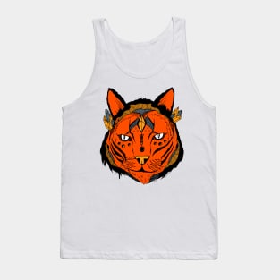 Orangrey Mystical Tribal Cat Tank Top